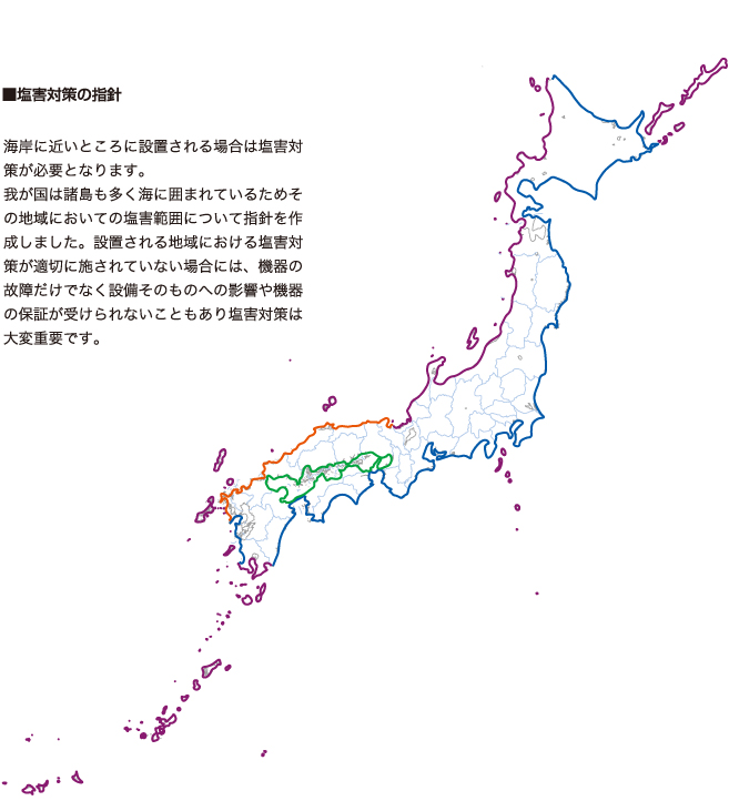 塩害対策の指針